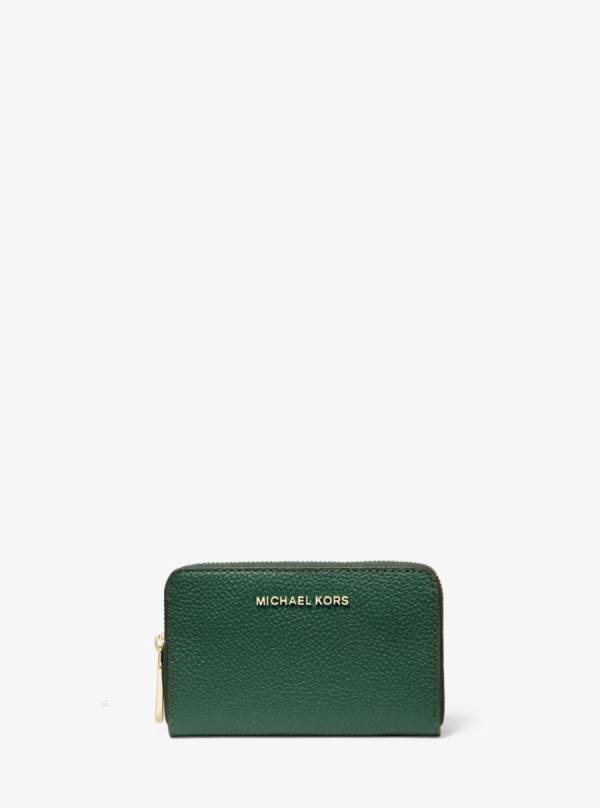Damske Penazenky Michael Kors Small Pebbled Leather Olivovo Zelená - Doplnky Michael Kors Obchod | JDHKL-5268